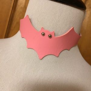 Pink bat choker